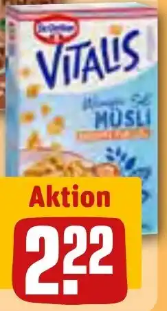 REWE Dr. Oetker Vitalis Müsli tilbud