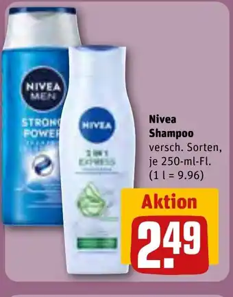 REWE NIVEA Shampoo tilbud