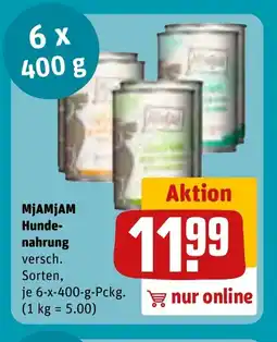 REWE MjAMJAM Hunde- nahrung tilbud