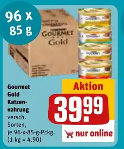 REWE Gourmet Gold Katzen- nahrung tilbud