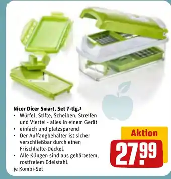 REWE Nicer Dicer Smart, Set 7-tlg. tilbud