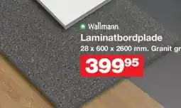 Bauhaus Wallmann Laminatbordplade tilbud