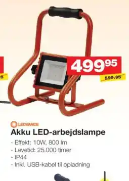 Bauhaus Akku LED-arbejdslampe tilbud