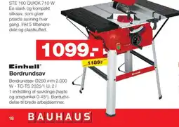 Bauhaus Einhell® Bordrundsav tilbud