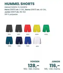 Sportigan Hummel shorts tilbud