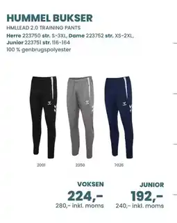 Sportigan Hummel bukser tilbud