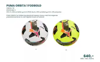 Sportigan Puma orbita 1 fodbold tilbud