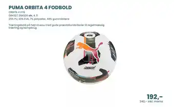 Sportigan Puma orbita 4 fodbold tilbud