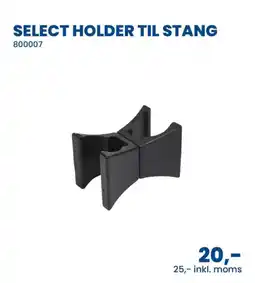 Sportigan Select holder til stang tilbud