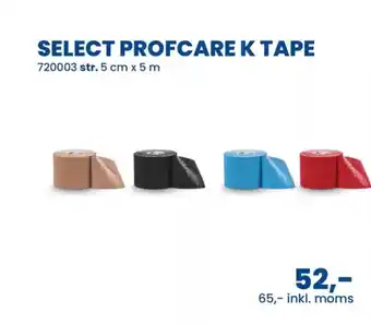 Sportigan Select profcare k tape tilbud