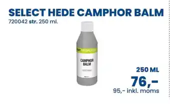 Sportigan Select hede camphor balm tilbud