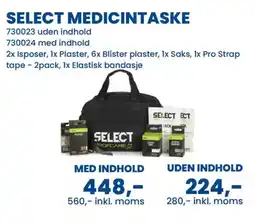 Sportigan Select medicintaske tilbud