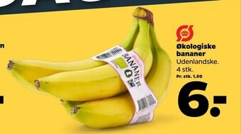 Netto Økologiske bananer tilbud