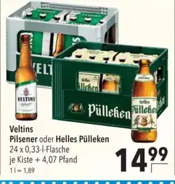 Citti Veltins Pilsener oder Helles Pülleken tilbud