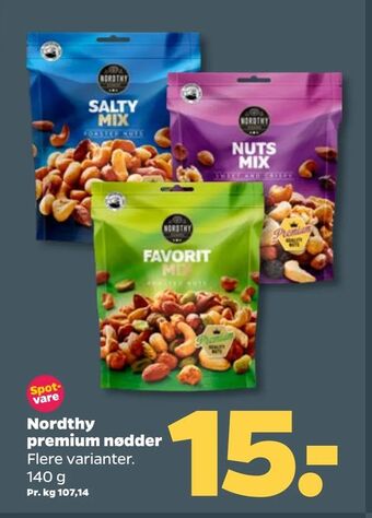 Nordthy premium nødder