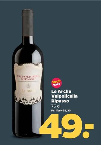 Netto Le Arche Valpolicella Ripasso tilbud