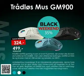 LabTech Data Trådløs Mus GM900 tilbud