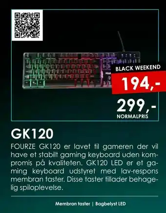 LabTech Data FOURZE GK120 tilbud
