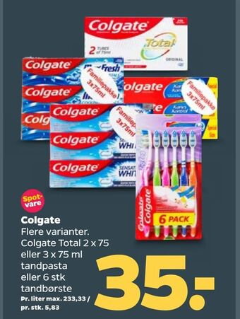 Netto Colgate tilbud
