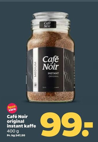 Netto Café Noir original instant kaffe tilbud