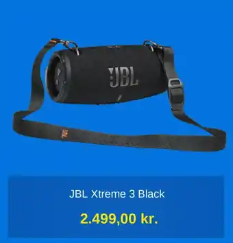 Humac Jbl jbl xtreme 3 black tilbud