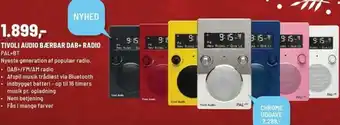 Tivoli Audio Bærbar DAB+Radio