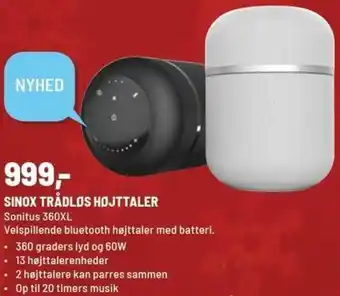 Sinox Trådlos Højttaler Sonitus 360XL