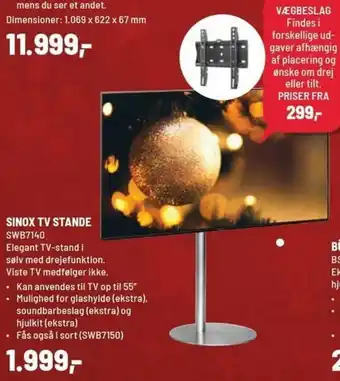 Panasonic Center Sinox TV Stande SWB7140 tilbud