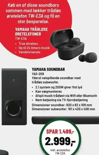 Yamaha Soundbar YAS-209