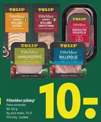 Coop 365 Pålækker pålæg 90,125 g tilbud