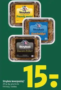 Coop 365 Stryhns leverpostej 275 g tilbud