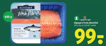 Coop 365 Glyngøre fersk laksefilet 600 g tilbud