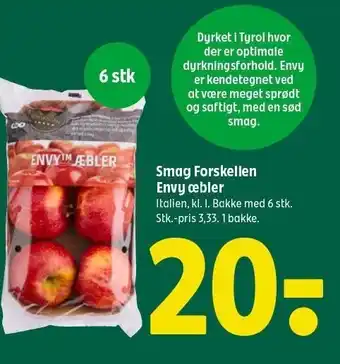 Coop 365 Smag Forskellen Envy æbler tilbud