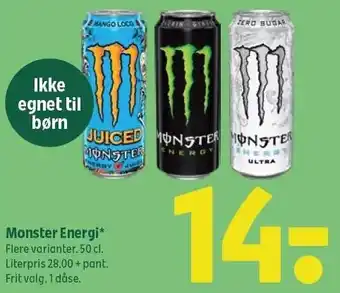 Coop 365 Monster Energi tilbud