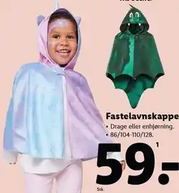 Lidl Fastelavnskappe tilbud