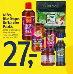 Føtex Al'Fez, Blue Dragon, Go-Tan eller Patak's tilbud