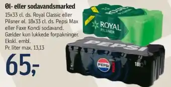 Føtex Øl- eller sodavandsmarked tilbud