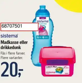 Føtex Sistema madkasse eller drikkedunk tilbud