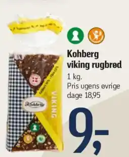 Føtex Kohberg viking rugbrød tilbud