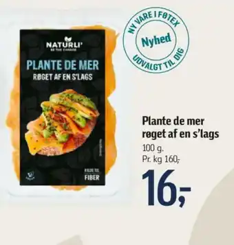 Føtex Plante de mer røget af en s'lags tilbud