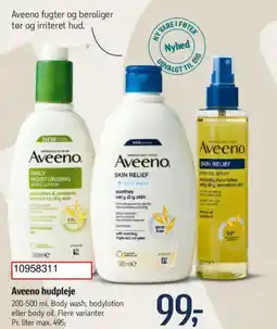 Føtex Aveeno hudpleje tilbud