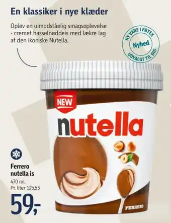 Føtex Ferrero nutella is tilbud