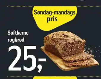 Føtex Softkerne rugbrød tilbud