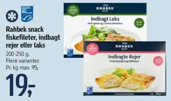 Føtex Rahbek snack fiskefileter, indbagt tilbud