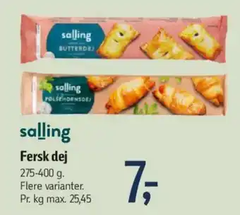 Føtex Salling fersk dej tilbud