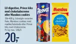 Føtex LU digestive, Prince kiks med chokoladecreme eller Marabou cookies tilbud