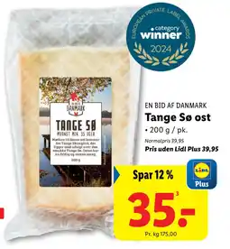 Lidl Tange Sø ost tilbud