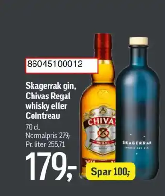 Føtex Skagerrak gin, Chivas Regal whisky eller Cointreau tilbud