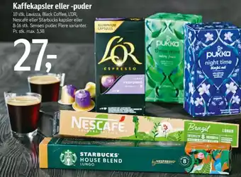 Føtex Kaffekapsler eller -puder tilbud