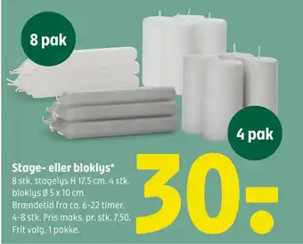 Coop 365 Stage- eller bloklys tilbud